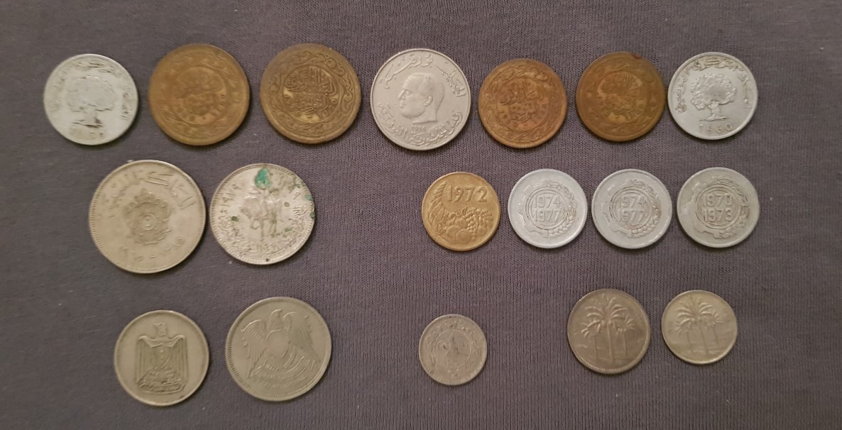 Kovanice arapske (18kom)-Otomansko,Tunis, Alžir, Egipat, Libija