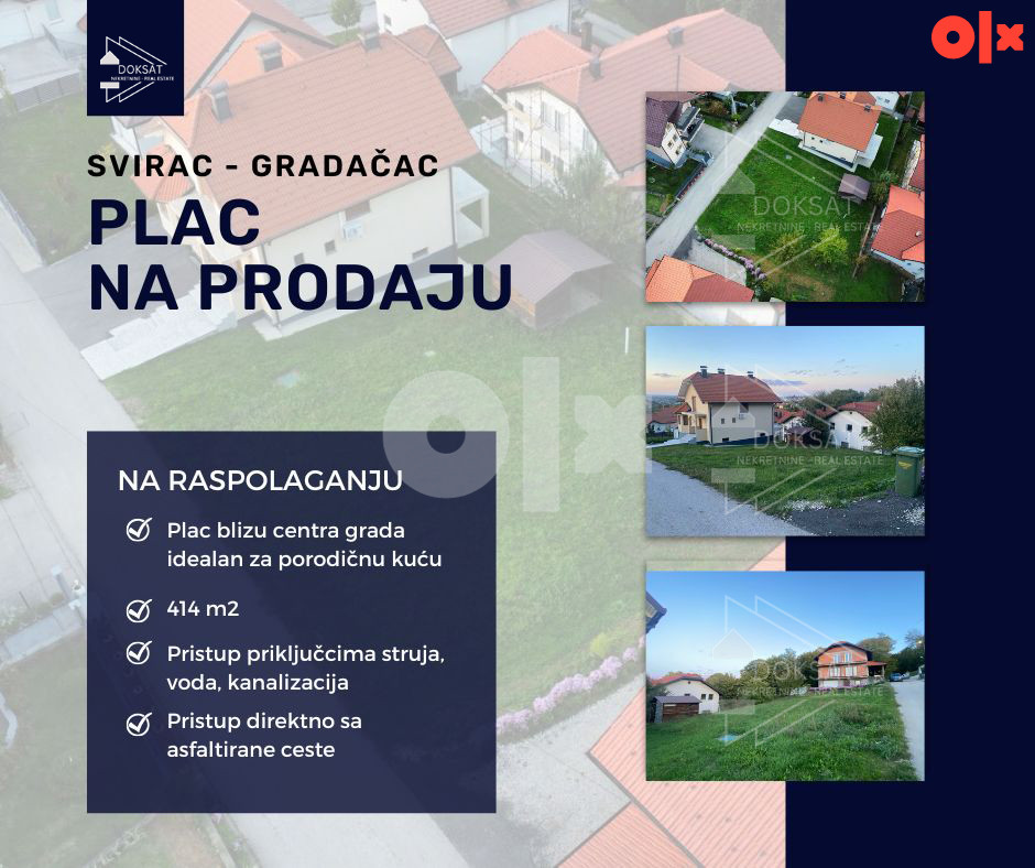 Zemljište Gradačac 414m2 2