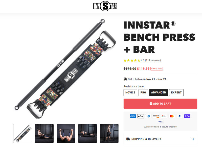 Multifunkcionalna trening sprava, 69kg, bench press