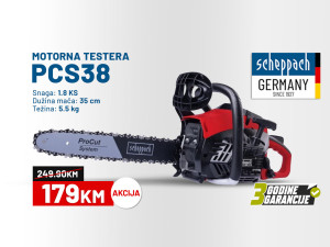 Scheppach motorna testera pila PCS38 1.8 KS