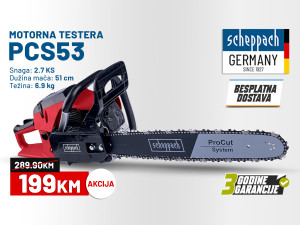 Scheppach motorna testera pila PCS53 2.7 KS