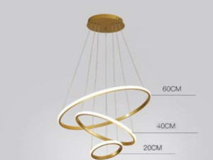 Led luster bijeli,crni,zlatni