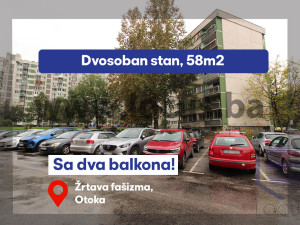 LOCUS: Dvosoban stan sa dva balkona, Otoka, Novi Grad