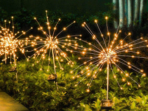 Solarna lampa vrtna Magic bijela