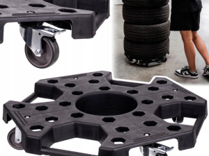 Postolje Stalak Kolica za Vulkanizere Transport Guma Točkove
