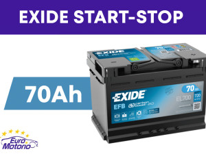 AKUMULATOR EXIDE 70Ah START-STOP EFB !! BESPLATNA DOSTAVA !!