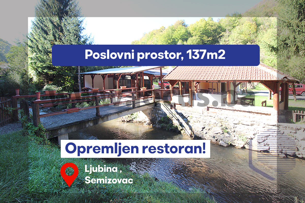 LOCUS: Opremljen restoran sa ribnjakom, Ljubina, Ilijaš