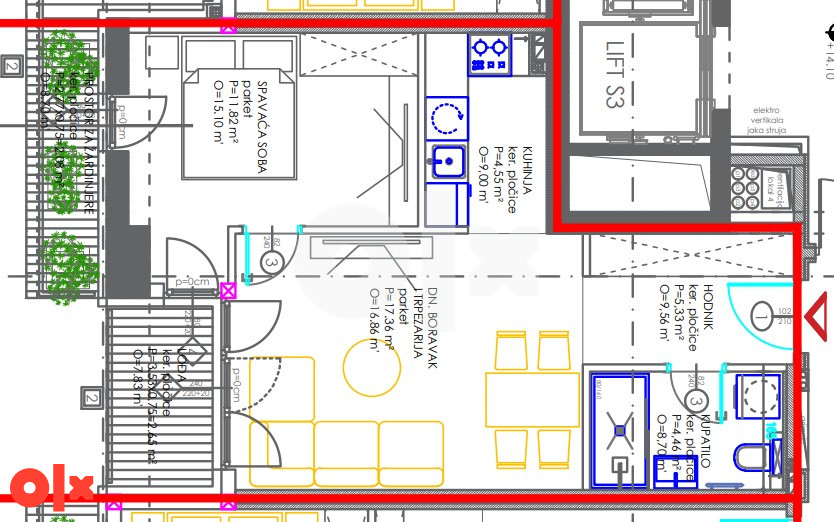 Dvosoban stan 45m2 Palata Banja Luka 3