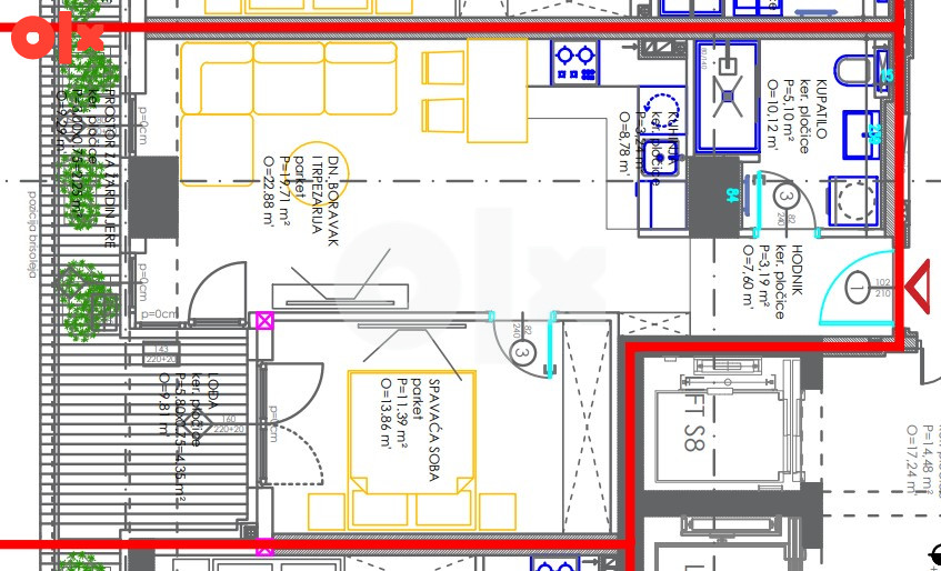 Dvosoban stan 45m2 Palata Banja Luka 5