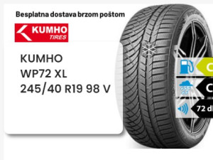 245/40 R 19 98V XL KUMHO WP72 M+S