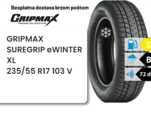 235/55 R 17 103V XL GRIPMA SUREGRIP eWINTER