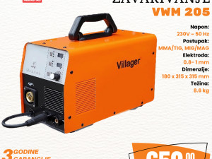 VILLAGER Aparat Za Zavarivanje VWM 205