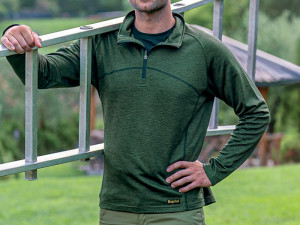 MAJICA MICROFLEECE KAVIR ZELENA