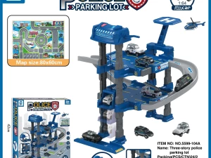 Policija parking set, garaze, djecaci, igracke