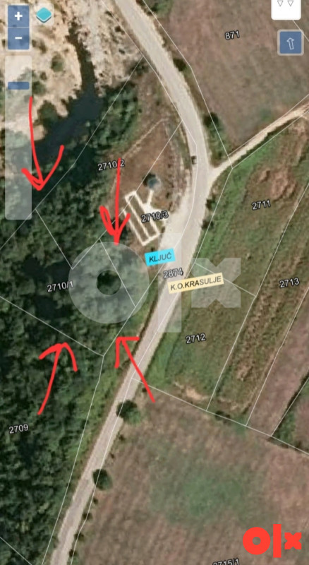 Zemljište ,parcela-Krasulje ( Ključ) mogućnost gradnje 2