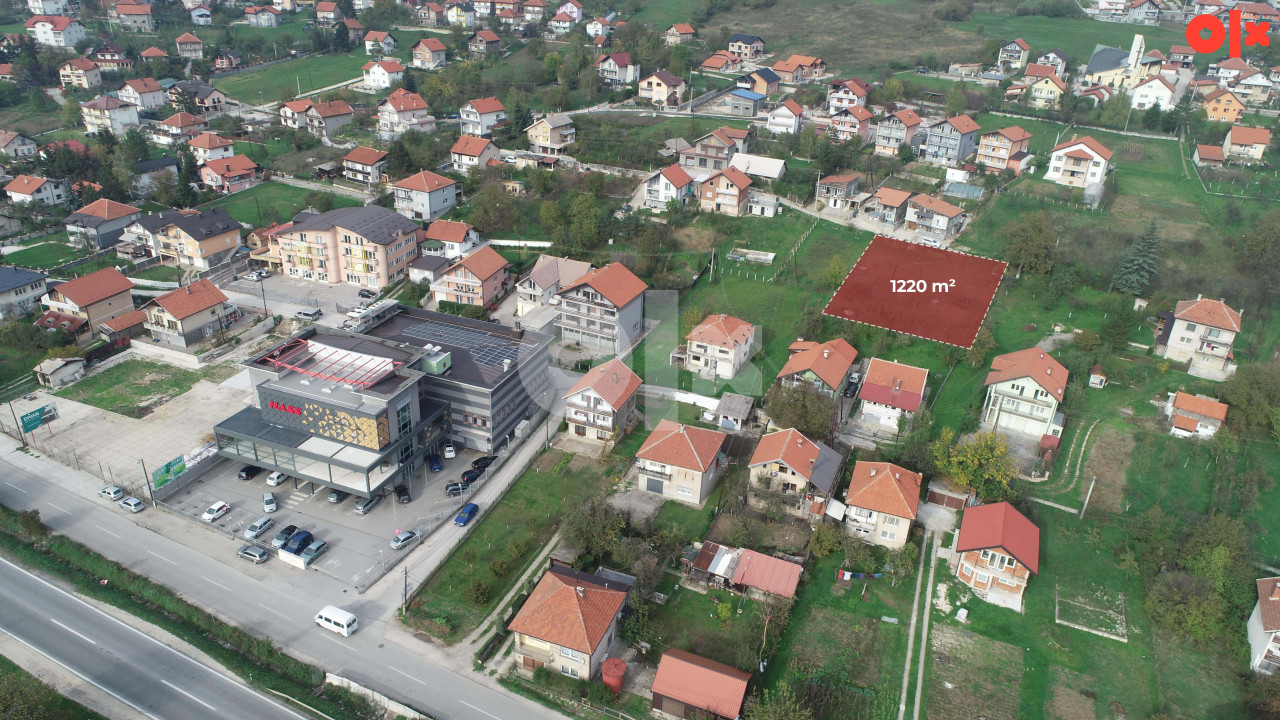 Zemljište u Zenici, 1.220 m2