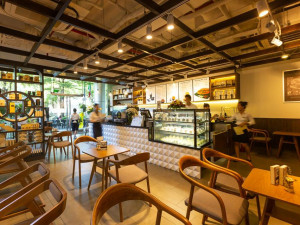 3 D idejno riješenje prostora kuhinja restorana caffe barova