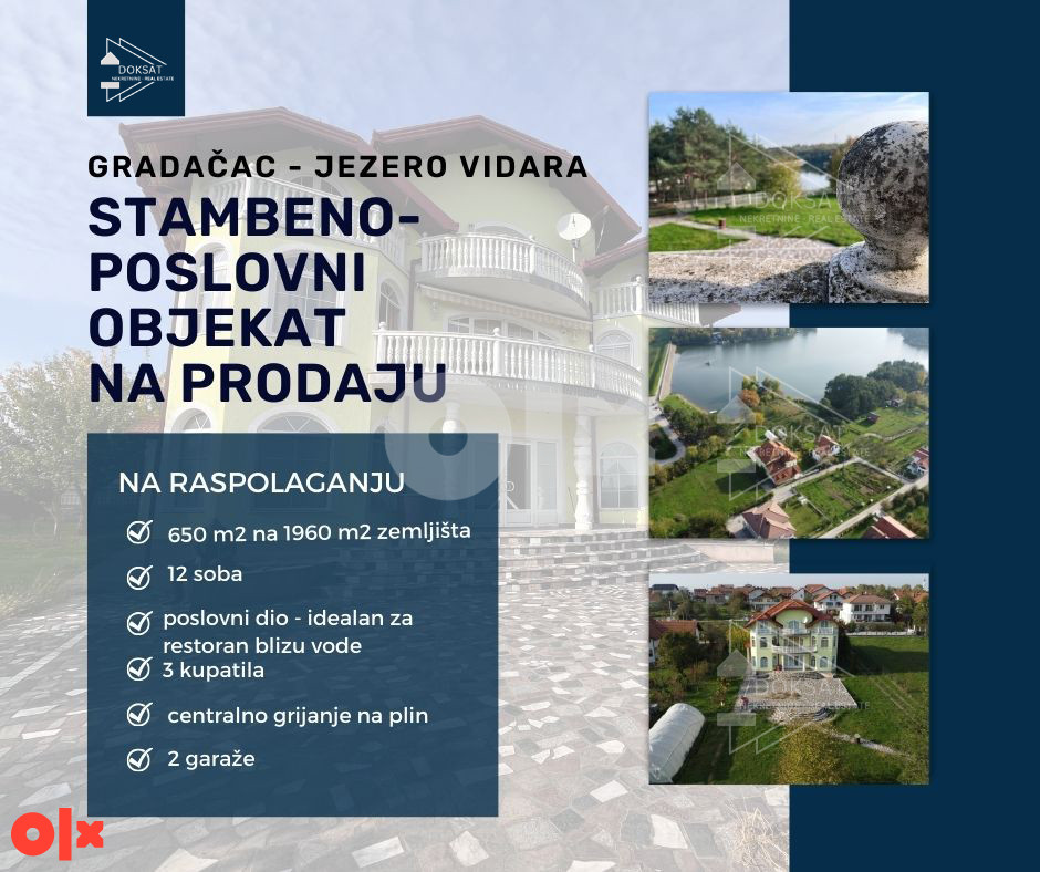 Kuća Gradačac Vidara 650m2 2