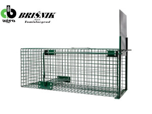 Kavez zamka za hvatanje živih malih životinja 60x21x23 cm