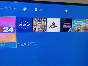 Ps4 1000gb 38 igrica PES 24 FIFA 24 NBA 24 PLAYSTATION 4 PS 4