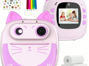 Dječija kamera sa printom A19 Cat Dual kamera Instant print