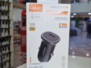 Auto punjac/LDNIO C106/30W (USB-C)/EUROMOBILE