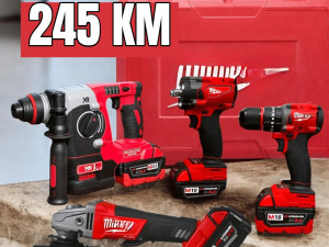 Aku set 4u1  sa 4 baterije  i 2 punjača RASPRODAJA