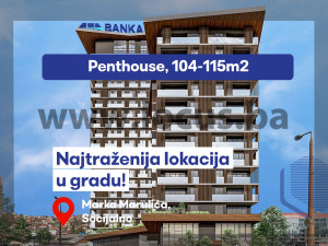 NOVOGRADNJA SOCIJALNO!Penthouse 104m2