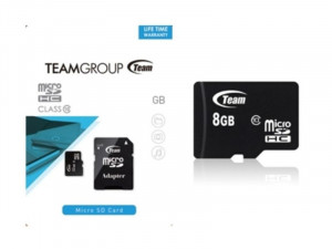 TEAMGroup MicroSD kartica 8GB Class10 + Adapter