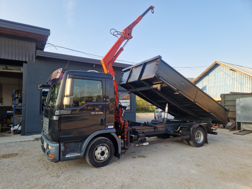 MAN TGL 12.240 Kiper,kran