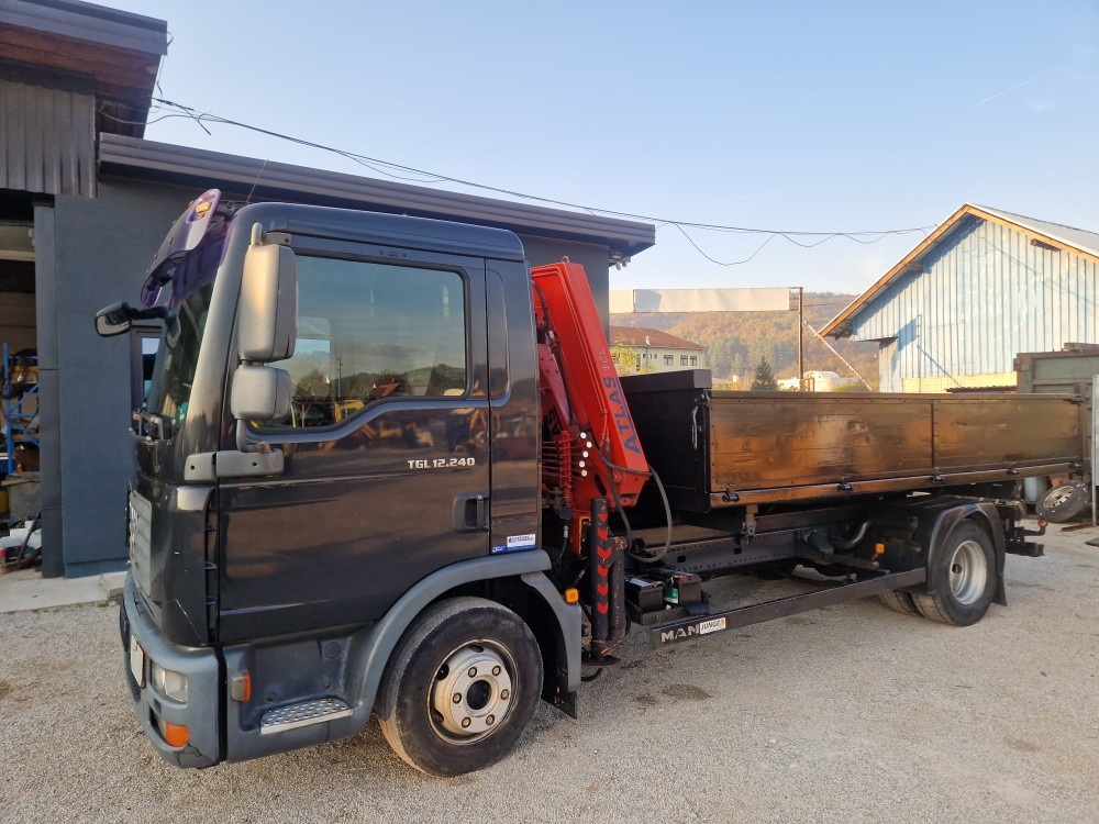 MAN TGL 12.240 Kiper,kran