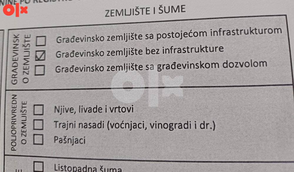 Zemljiste + Voćnjak - Ilijaš /Misoča 5