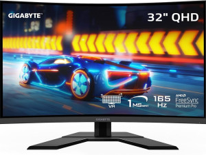 GIGABYTE G32QC 31.5"WQHD 165Hz 1ms VA
