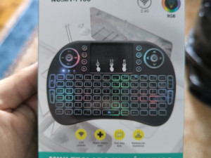 Bezicna mini tastatura wifi android smart tv Apple windows led