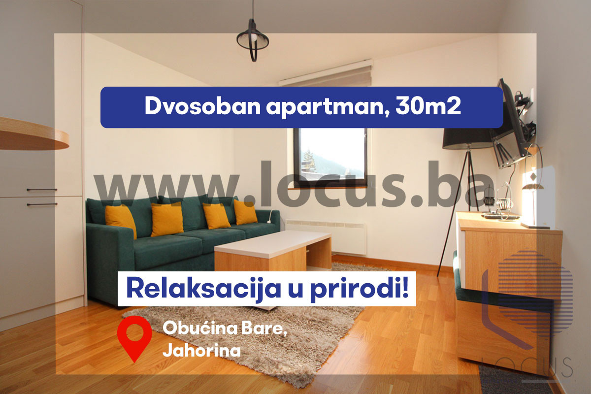 LOCUS: Moderno namješten, dvosoban apartman, Jahorina