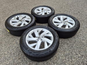 Alu felge 18 5x112 ORIGINAL Tiguan T-Roc Passat B8 sa ljetnim gum