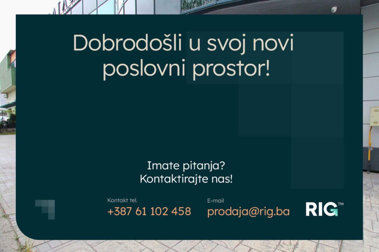 POSLOVNI PROSTOR SA SKLADIŠTEM/ Ilidža / NAJAM 20