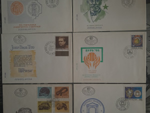 Jugoslavija 6 FDC + a
