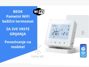 BEOK Pametni WiFi bežični termostat - za SVE VRSTE GRIJANJA