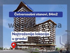 NOVOGRADNJA SOCIJALNO! Četverosoban stan 84