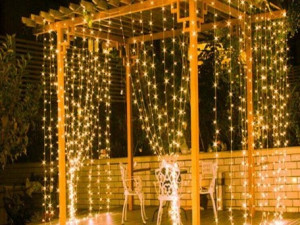 Led zavjesa lampice 3x2m ukrasi magicna svijetleca zavjesa