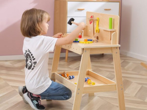 Viga drveni alat set radionica za djecu djecija NOVO