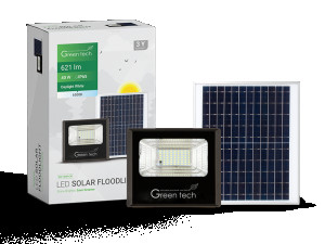 LED solarni reflektor Green Tech 40W, 6500K, IP65