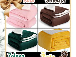 Deka sa krznom runom 200x230cm bracna velika dupla