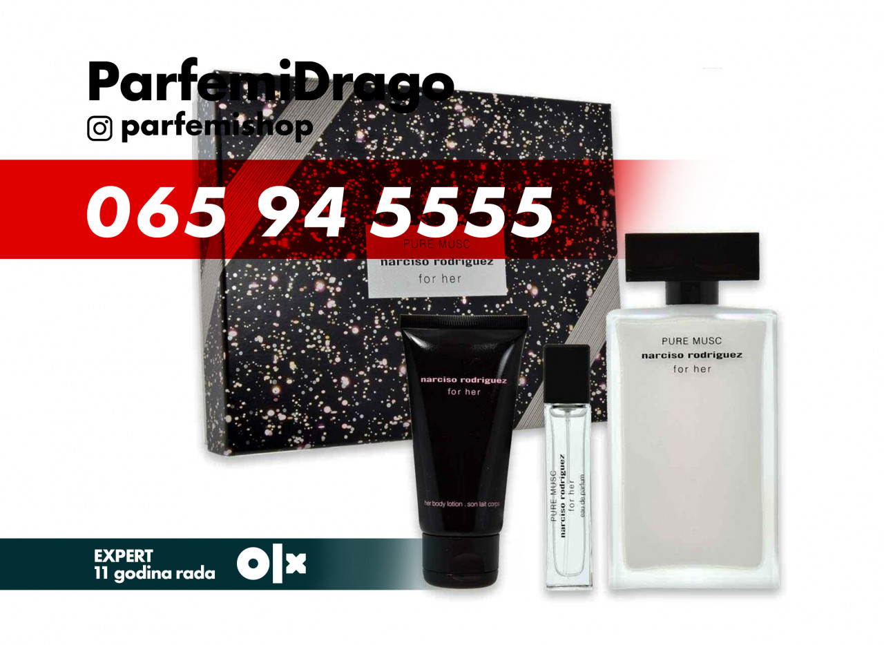Narciso Rodriguez Pure Musc 100ml EDP +50mlbl+10mledp