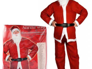 KOMPLET DJEDA MRAZ ODIJELO DEDA BRADA, HLAČE, SAKO, KAIS