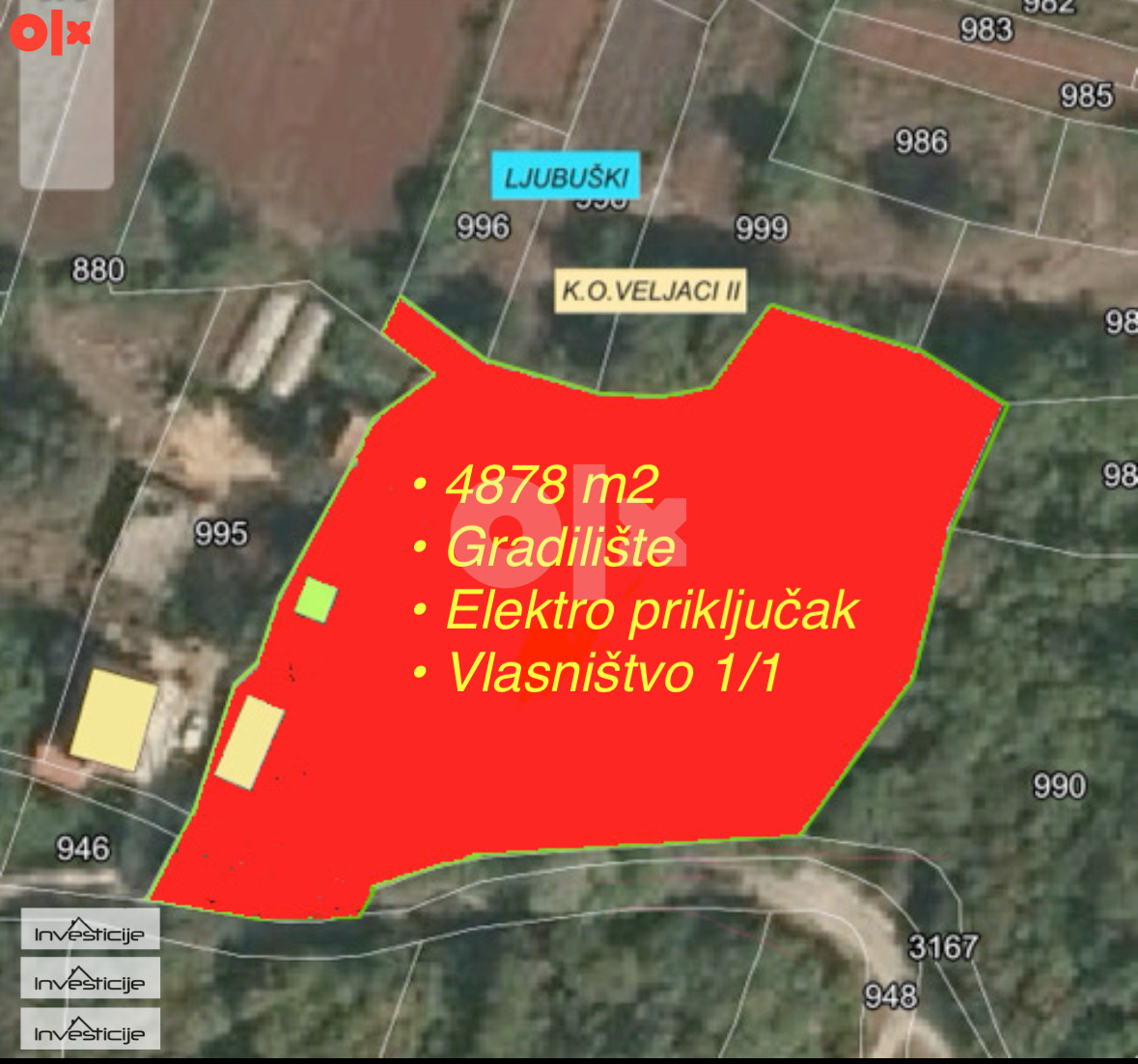 Građevinsko Zemljište 4878 m2 / Ljubuški 2