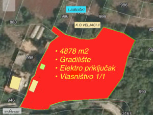 Građevinsko Zemljište 4878 m2 / Ljubuški