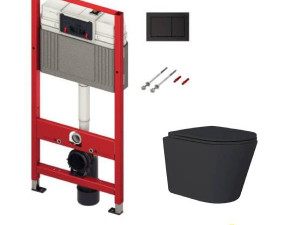 Vodokotlić ugradbeni Tece+WC šolja Sava Cerano