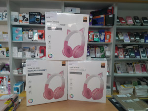 BLUETOOTH SLUŠALICE XO CAT BE38 PINK
